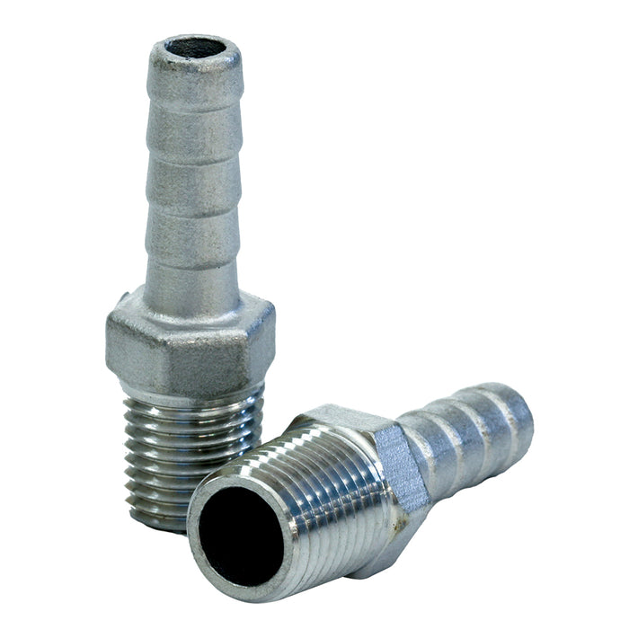 Tigress Stainless Steel Pipe to Hose Adapter - 1/4" IPS [77910]