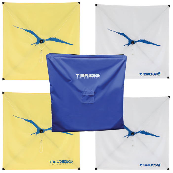 Tigress Kite Kit - 2-All Purpose Yellow, 2-Specialty White  Storage Bag [KITEPKG-KIT]