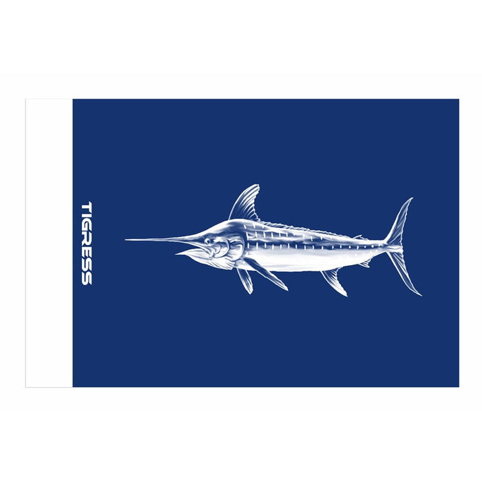 Tigress Blue Marlin Release Flag - 12" x 18" [88422]