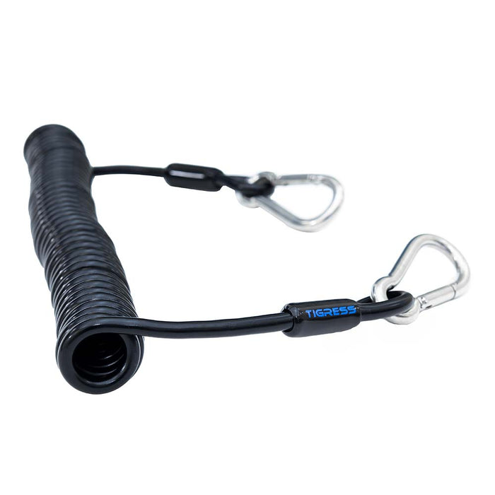 Tigress Light Tackle Coiled Safety Tether - 600lbs [88440]