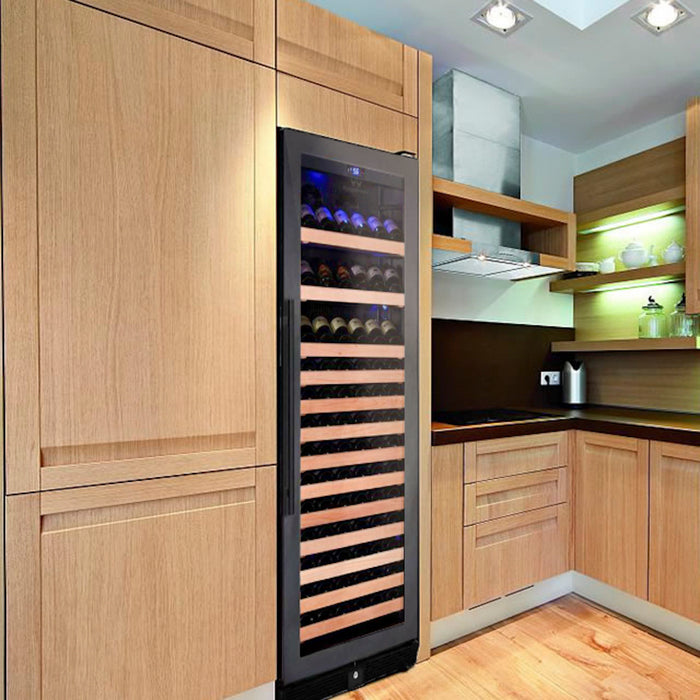 KingsBottle 166 Bottle Large Wine Cooler Refrigerator Drinks Cabinet